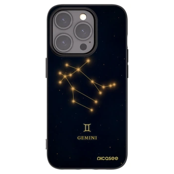 Picasee crna silikonska maskica za Apple iPhone 15 Pro - GEMINI