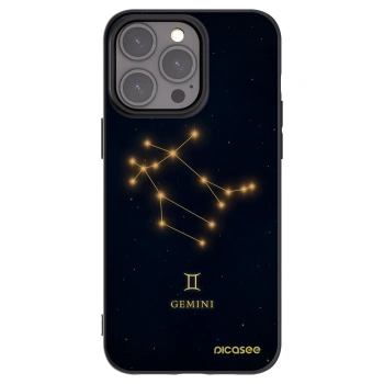 Picasee crna silikonska maskica za Apple iPhone 15 Pro Max - GEMINI