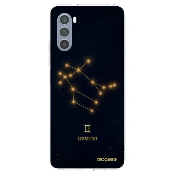 Picasee silikonska prozirna maskica za Motorola Moto G62 - GEMINI