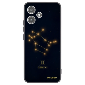 Picasee crna silikonska maskica za Xiaomi Redmi 12 5G - GEMINI