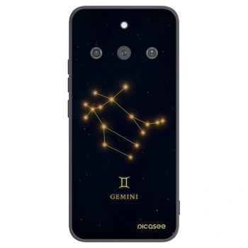 Picasee crna silikonska maskica za Realme 11 Pro+ - GEMINI