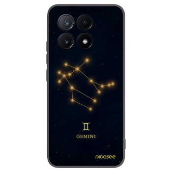 Picasee crna silikonska maskica za Xiaomi Poco X6 Pro - GEMINI