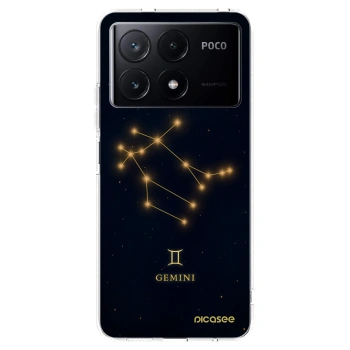 Picasee silikonska prozirna maskica za Xiaomi Poco X6 Pro - GEMINI