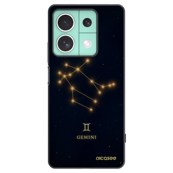 Picasee crna silikonska maskica za Xiaomi Redmi Note 13 5G - GEMINI