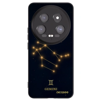 Picasee crna silikonska maskica za Xiaomi 14 Ultra - GEMINI