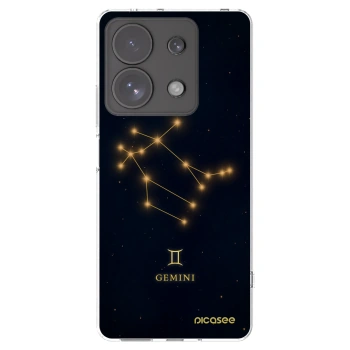 Picasee silikonska prozirna maskica za Xiaomi Redmi Note 13 Pro 4G - GEMINI