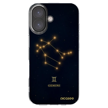 Picasee silikonska prozirna maskica za Apple iPhone 16 - GEMINI