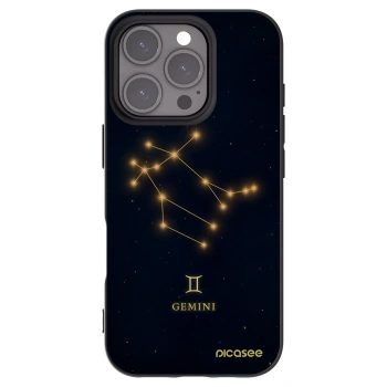 Picasee crna silikonska maskica za Apple iPhone 16 Pro - GEMINI
