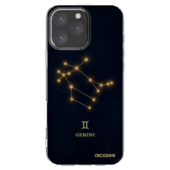 Picasee silikonska prozirna maskica za Apple iPhone 16 Pro Max - GEMINI