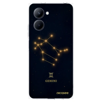 Picasee silikonska prozirna maskica za Realme C33 (2023) - GEMINI