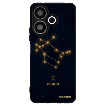 Picasee crna silikonska maskica za Xiaomi Redmi 13 4G - GEMINI