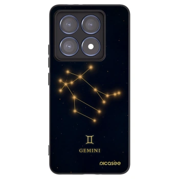 Picasee crna silikonska maskica za Xiaomi 14T Pro - GEMINI