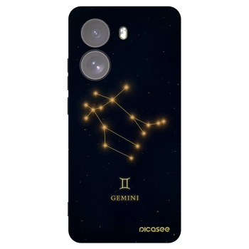 Picasee crna silikonska maskica za Xiaomi Poco X7 - GEMINI