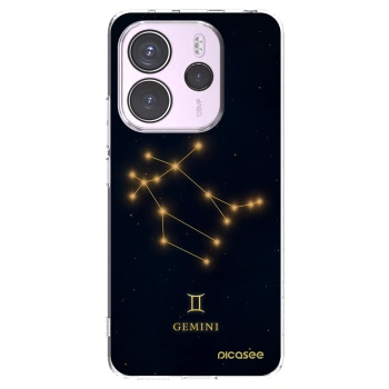 Picasee silikonska prozirna maskica za Xiaomi Redmi Note 14 4G - GEMINI