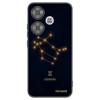 Picasee crna silikonska maskica za Xiaomi Poco F6 - GEMINI