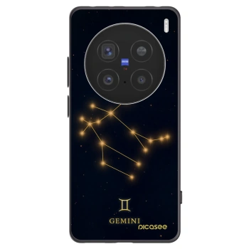 Picasee crna silikonska maskica za Vivo X200 Pro - GEMINI