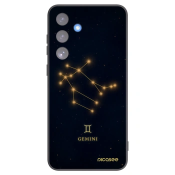 Picasee crna silikonska maskica za Samsung Galaxy S25 FE 5G - GEMINI