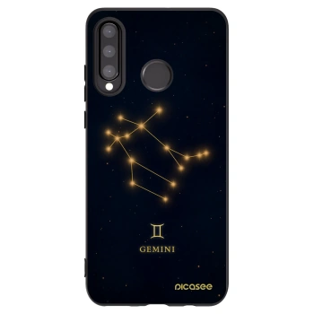 Picasee crna silikonska maskica za Huawei P30 Lite - GEMINI
