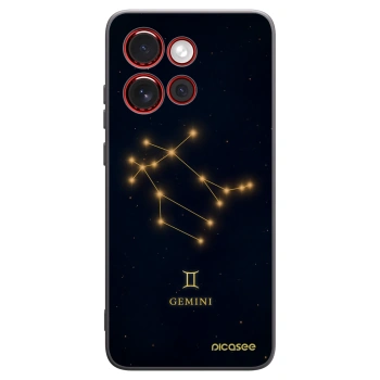 Picasee crna silikonska maskica za Motorola Edge 60 Neo 5G - GEMINI