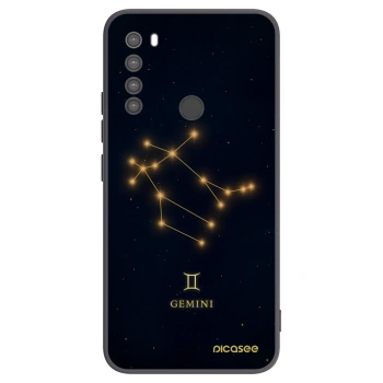 Picasee crna silikonska maskica za Xiaomi Redmi Note 8 - GEMINI