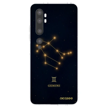 Picasee silikonska prozirna maskica za Xiaomi Mi Note 10 (Pro) - GEMINI