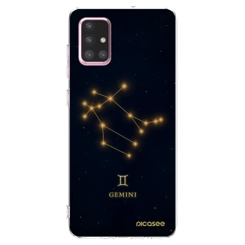Picasee silikonska prozirna maskica za Samsung Galaxy A71 A715F - GEMINI