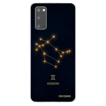 Picasee silikonska prozirna maskica za Samsung Galaxy S20 G980F - GEMINI