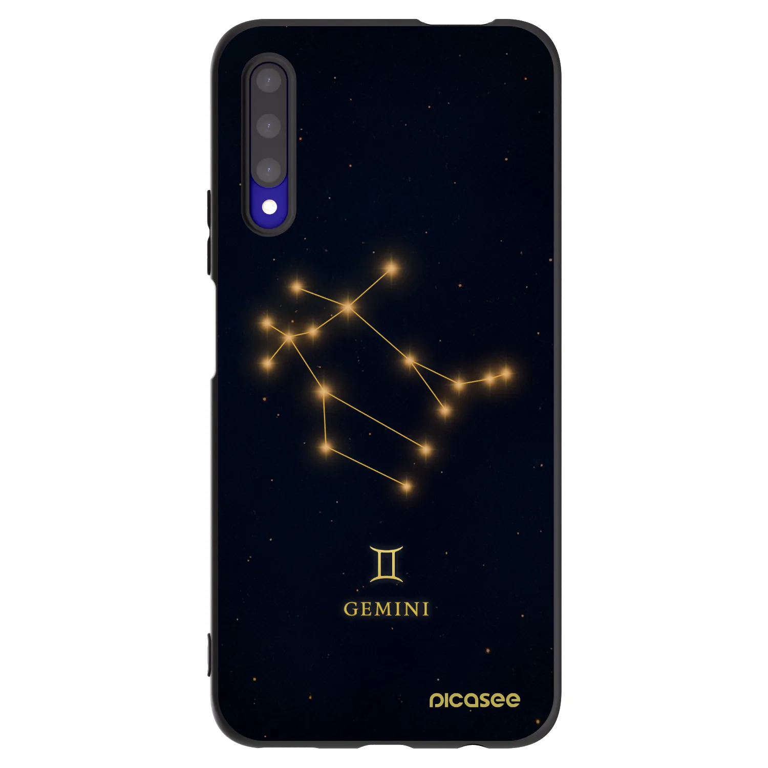 Picasee crna silikonska maskica za Honor 9X Pro - GEMINI