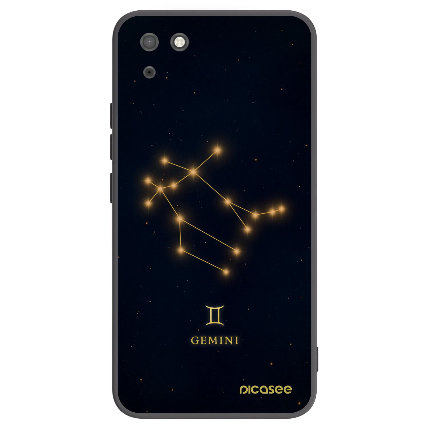 Picasee crna silikonska maskica za Huawei Y5P - GEMINI