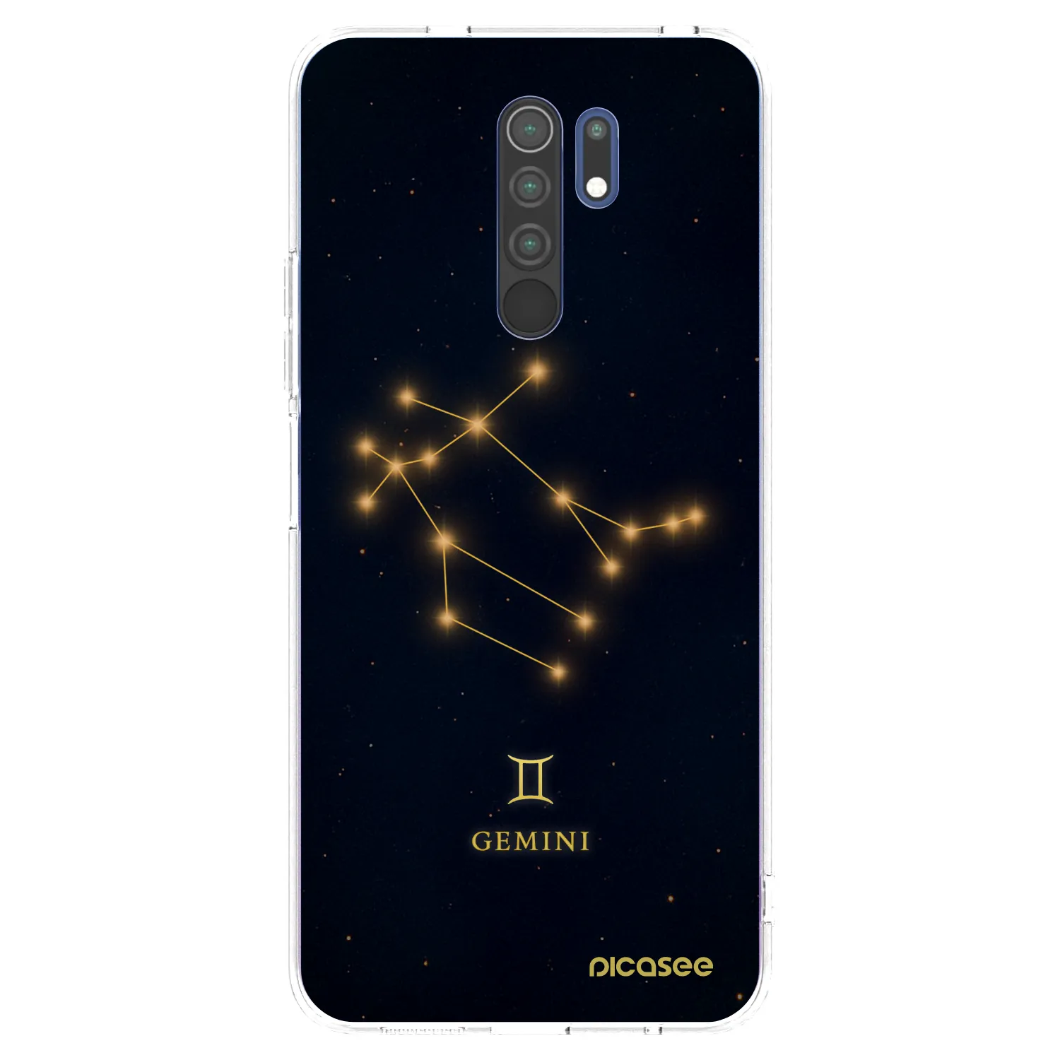 Picasee silikonska prozirna maskica za Xiaomi Redmi 9 - GEMINI