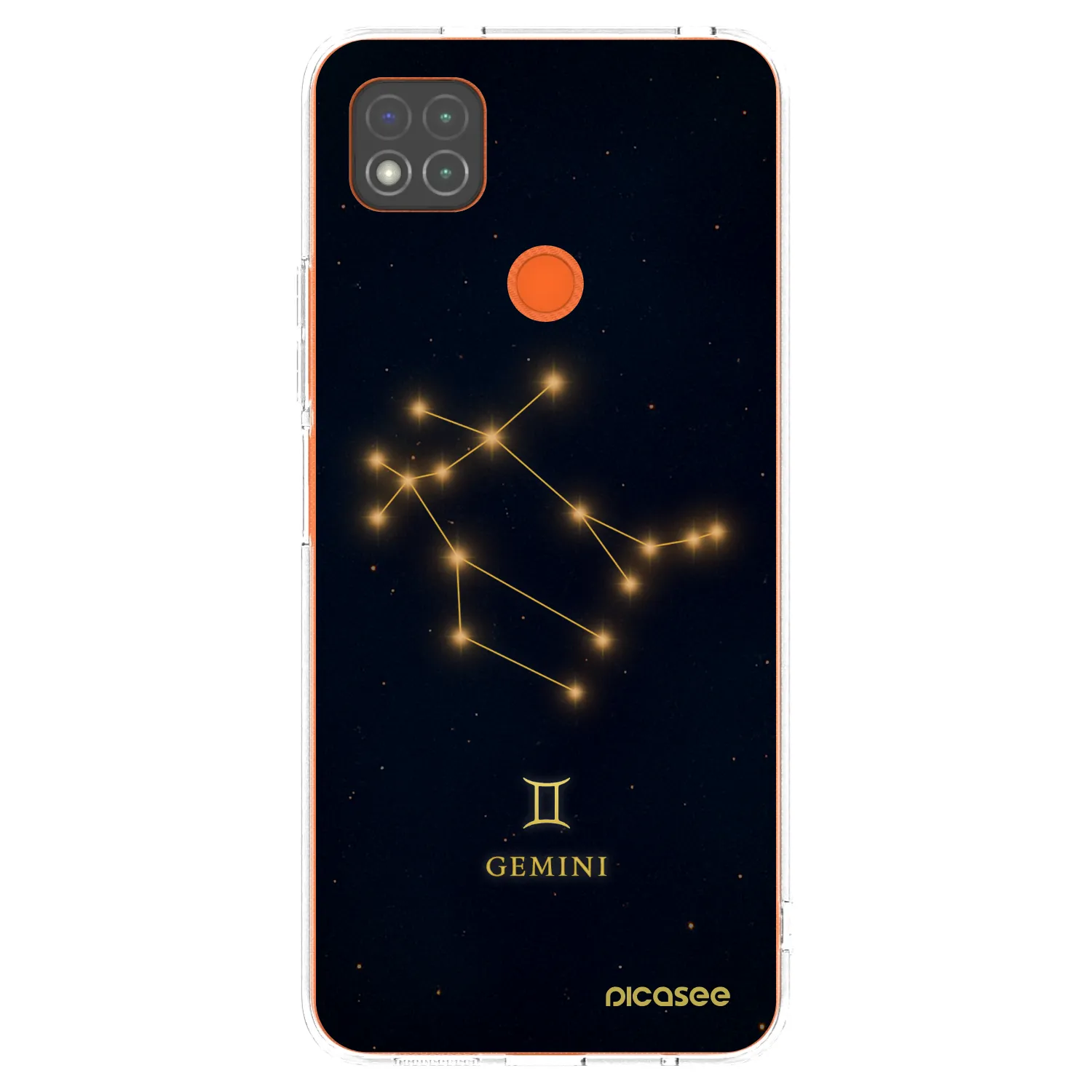 Picasee silikonska prozirna maskica za Xiaomi Redmi 9C - GEMINI