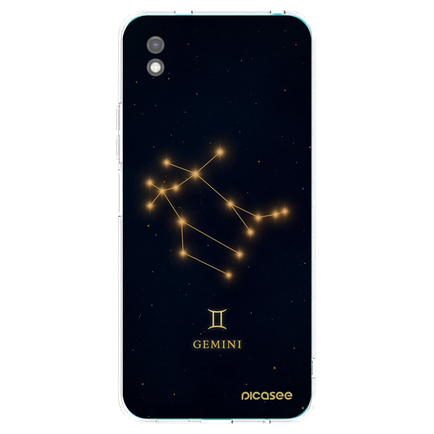 Picasee crna silikonska maskica za Xiaomi Redmi 9A - GEMINI