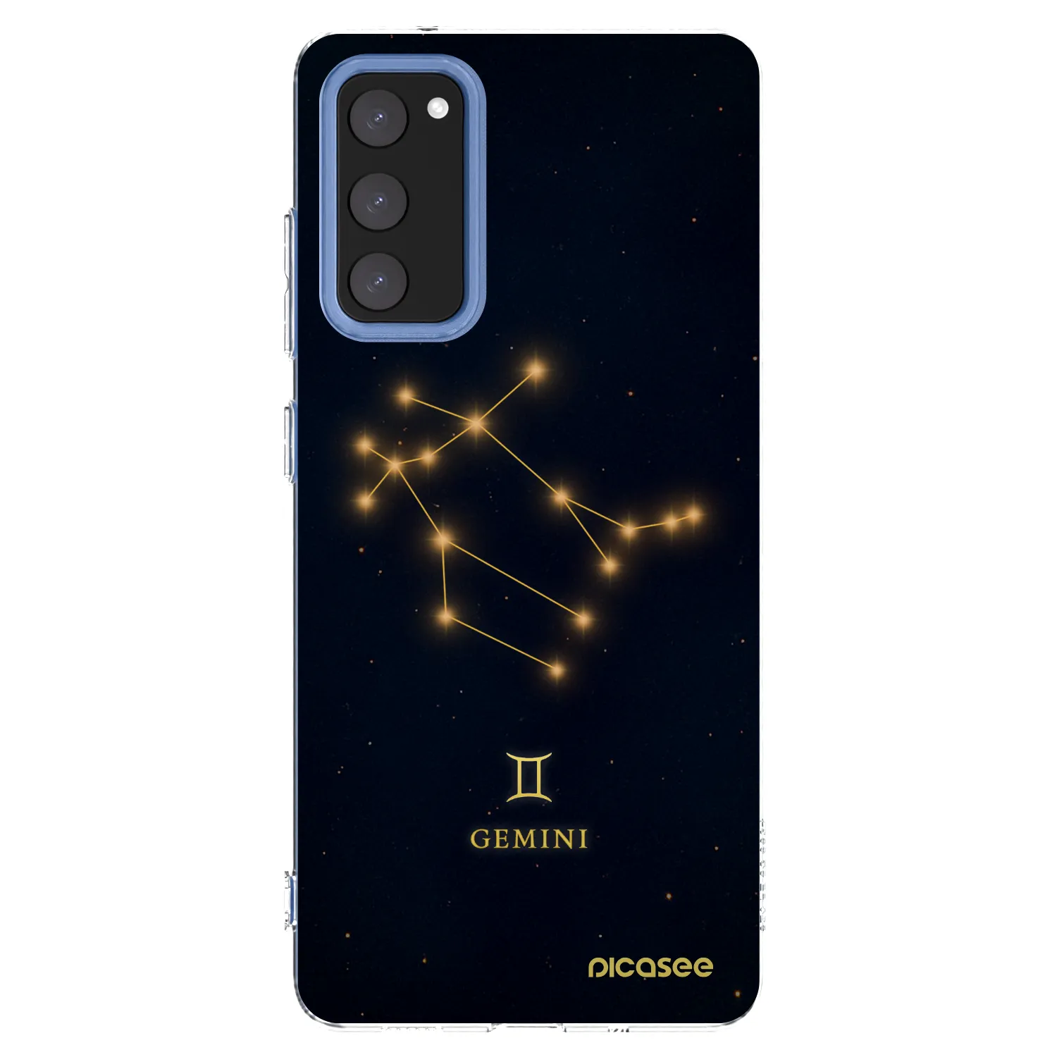 Picasee silikonska prozirna maskica za Samsung Galaxy S20 FE - GEMINI