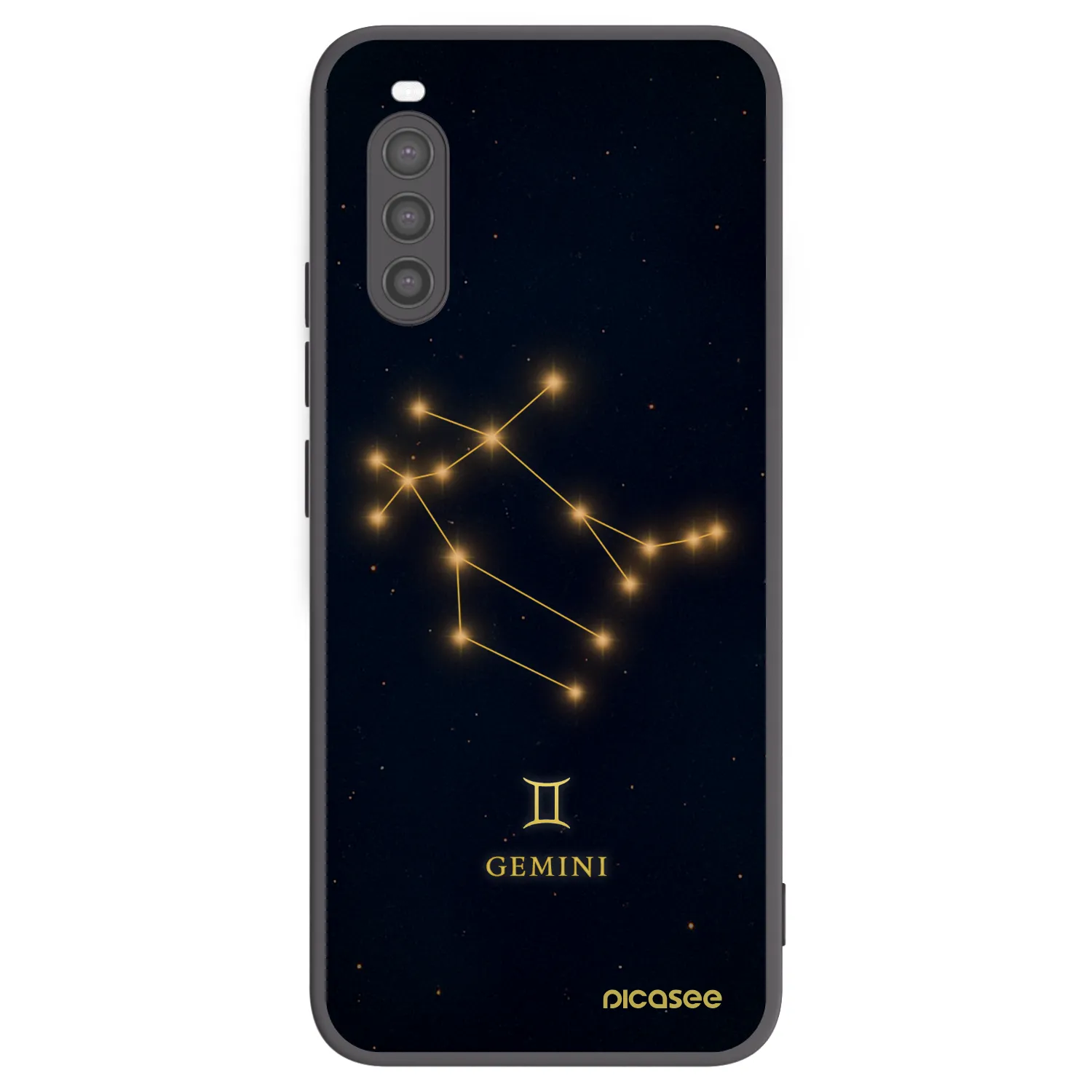 Picasee crna silikonska maskica za Sony Xperia 10 II - GEMINI