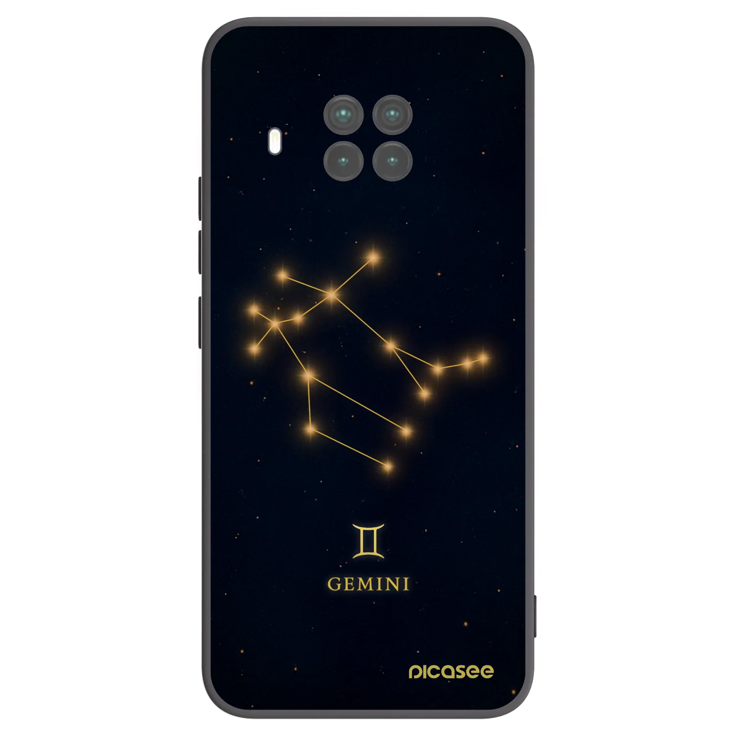 Picasee crna silikonska maskica za Xiaomi Mi 10T Lite - GEMINI