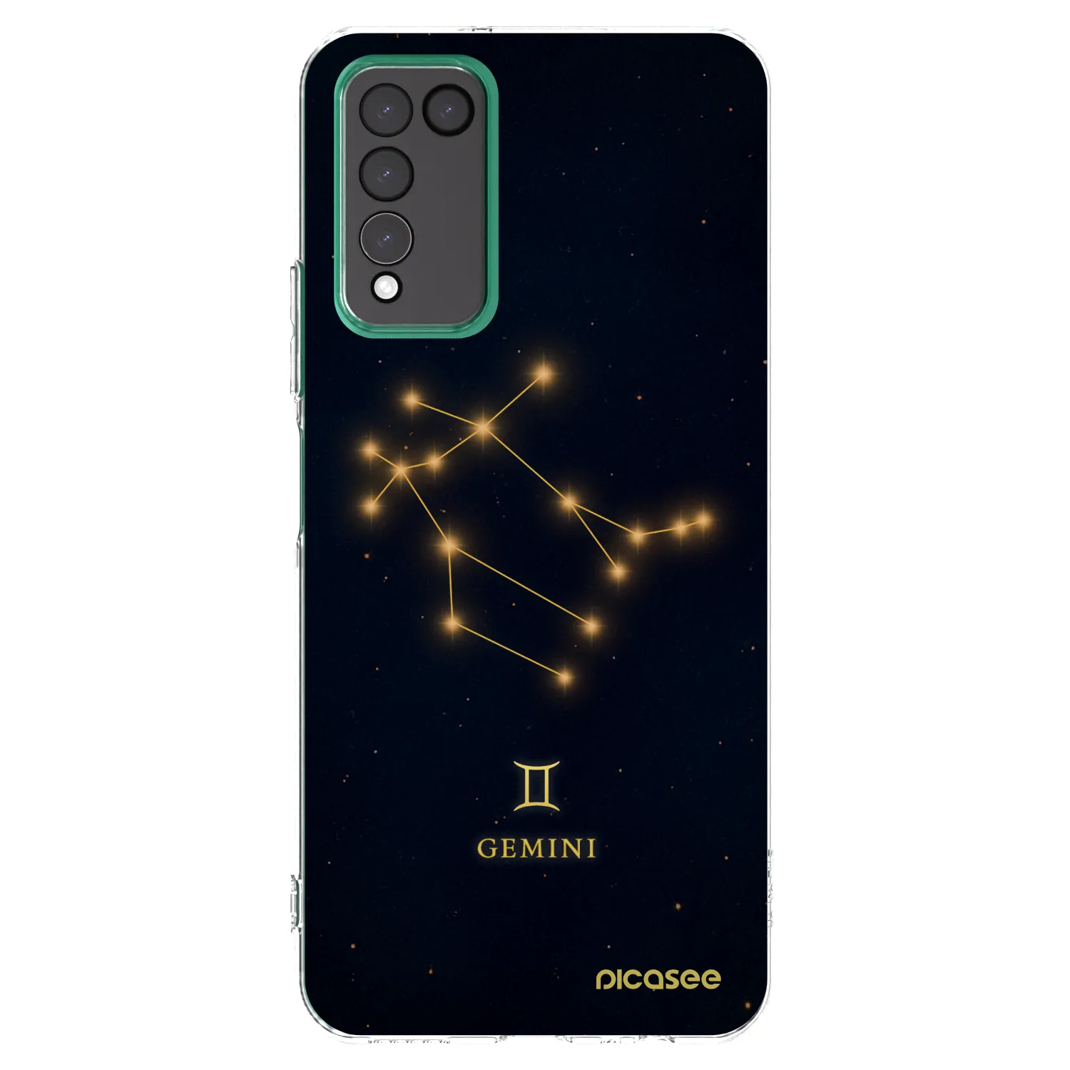 Picasee silikonska prozirna maskica za Honor 10X Lite - GEMINI