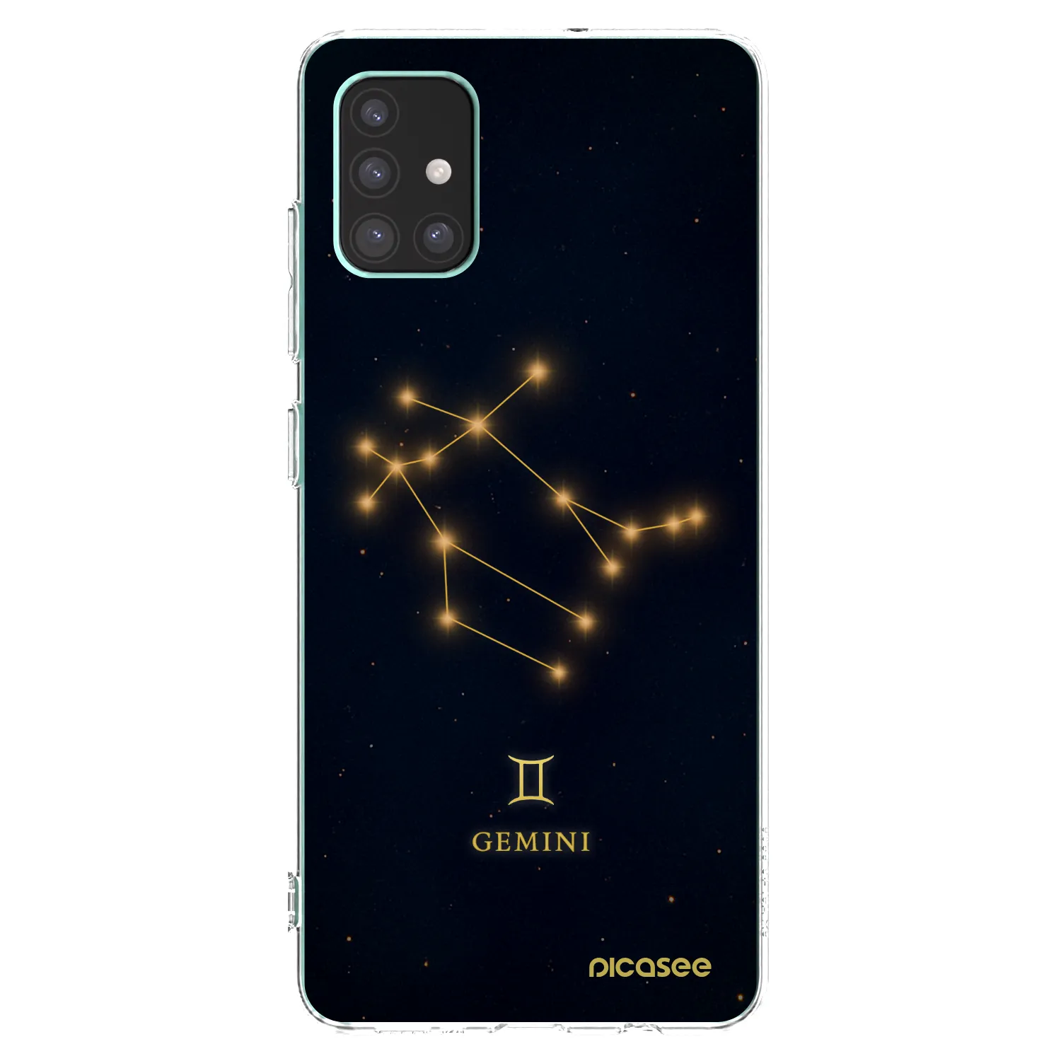 Picasee silikonska prozirna maskica za Samsung Galaxy M51 M515F - GEMINI