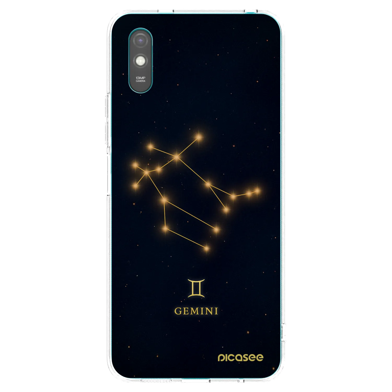 Picasee silikonska prozirna maskica za Xiaomi Redmi 9AT - GEMINI