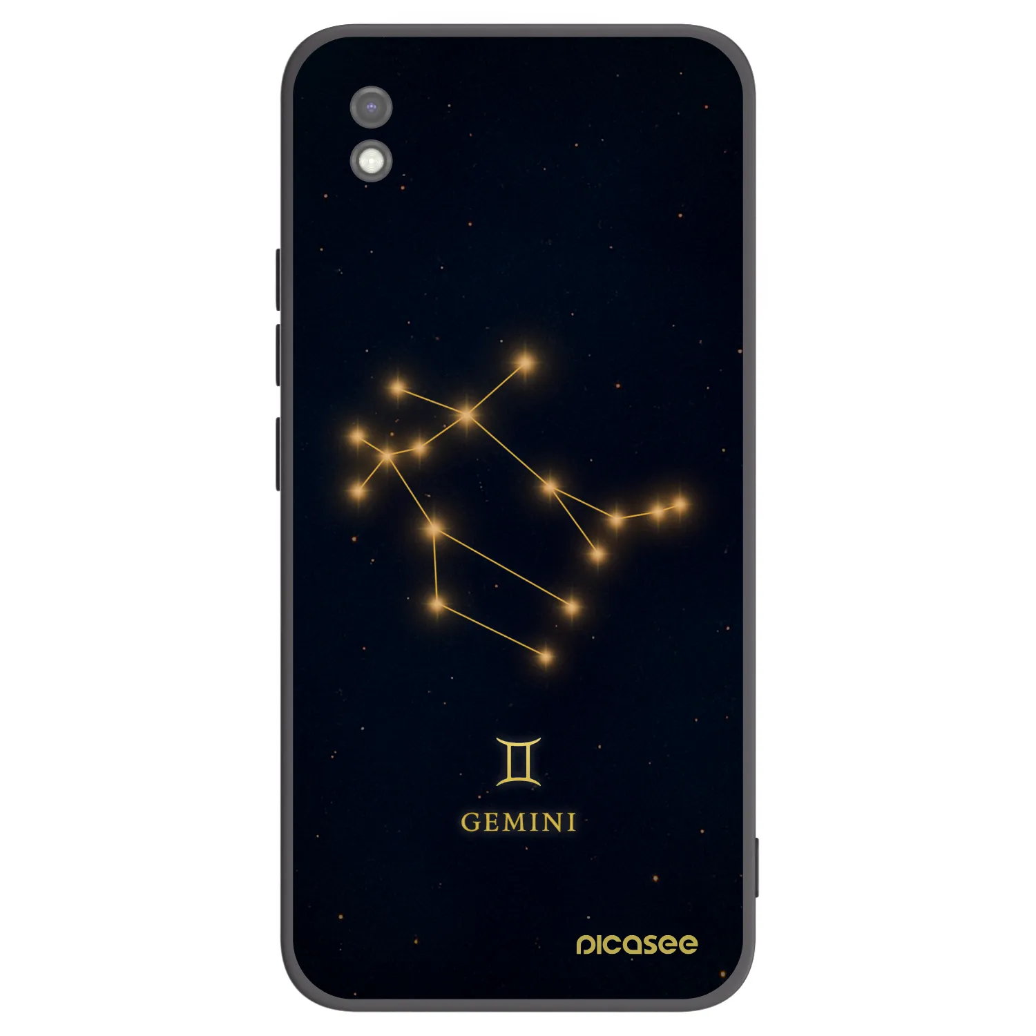 Picasee crna silikonska maskica za Xiaomi Redmi 9AT - GEMINI