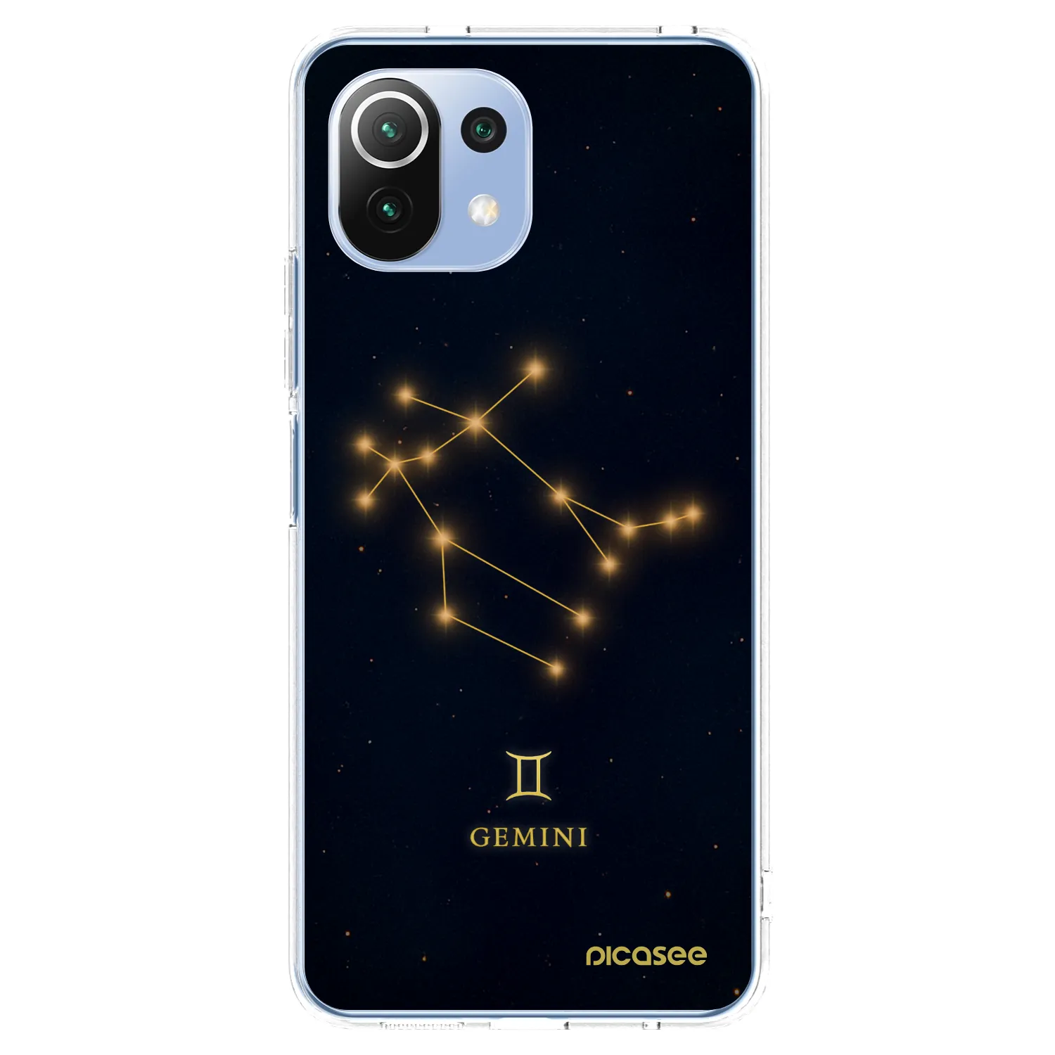Picasee silikonska prozirna maskica za Xiaomi Mi 11 Lite - GEMINI