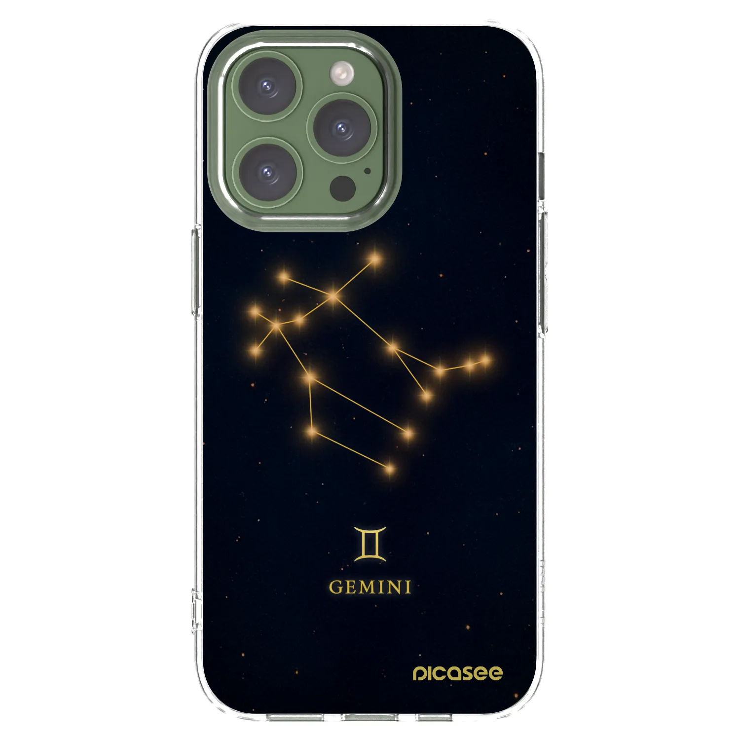 Picasee silikonska prozirna maskica za Apple iPhone 13 Pro - GEMINI