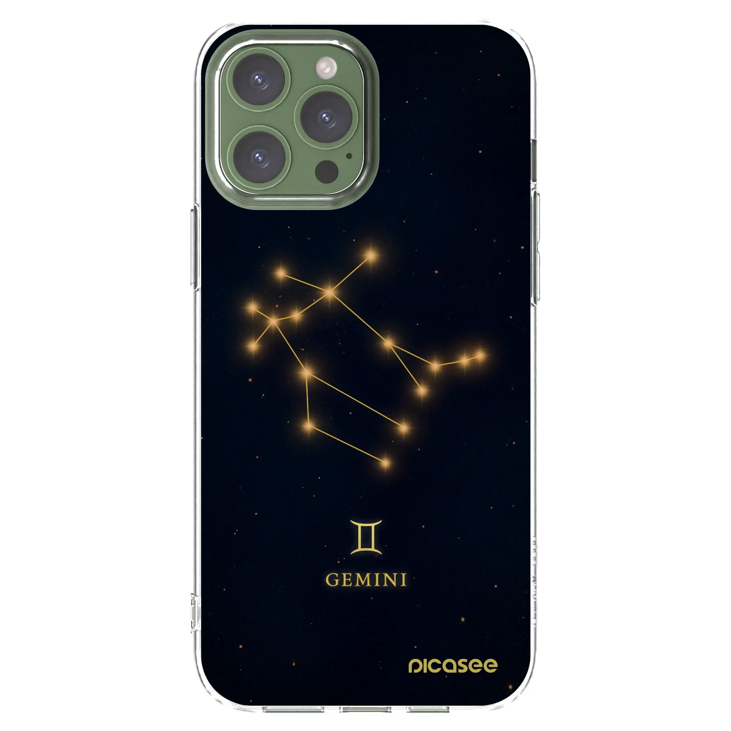 Picasee silikonska prozirna maskica za Apple iPhone 13 Pro Max - GEMINI