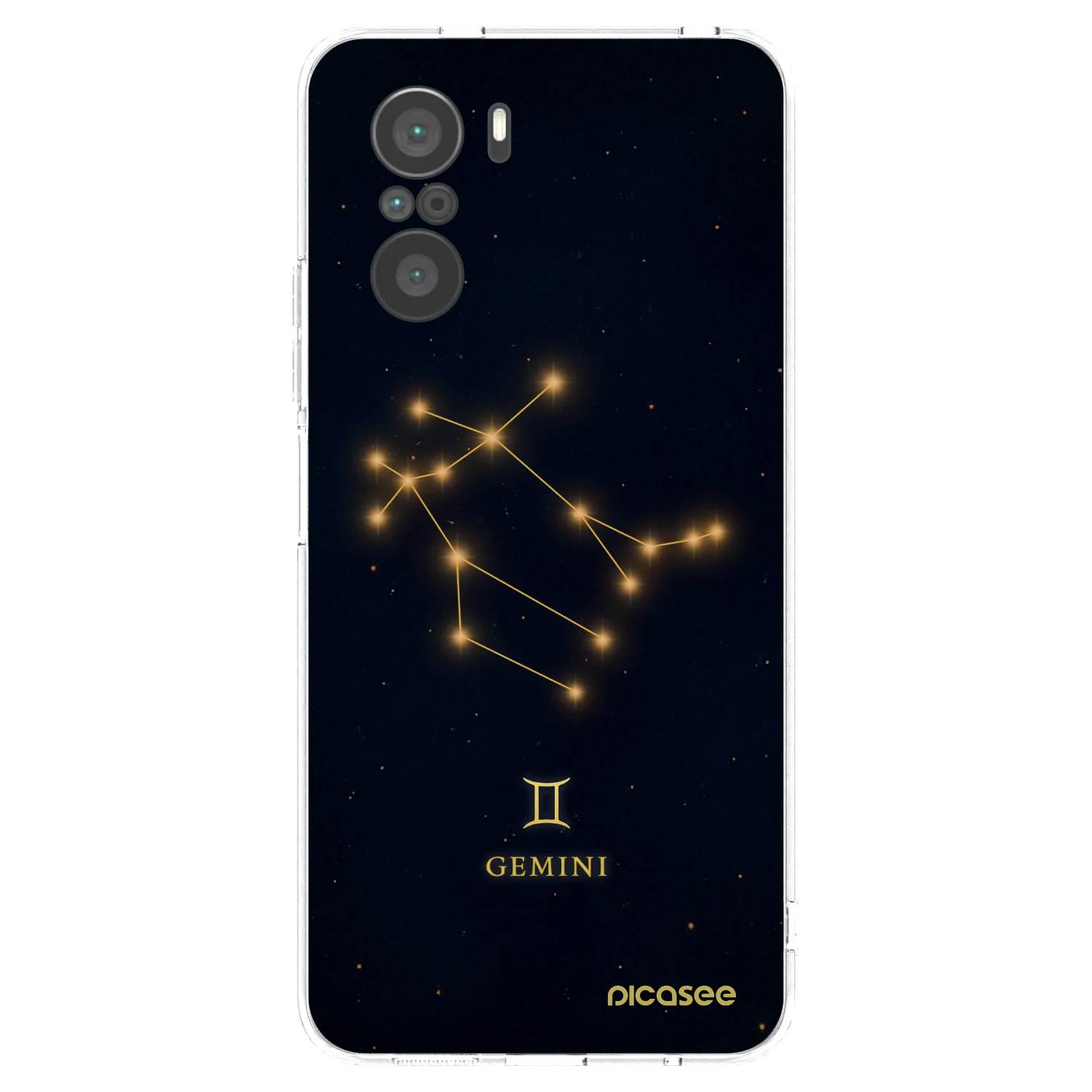 Picasee silikonska prozirna maskica za Xiaomi Poco F3 - GEMINI