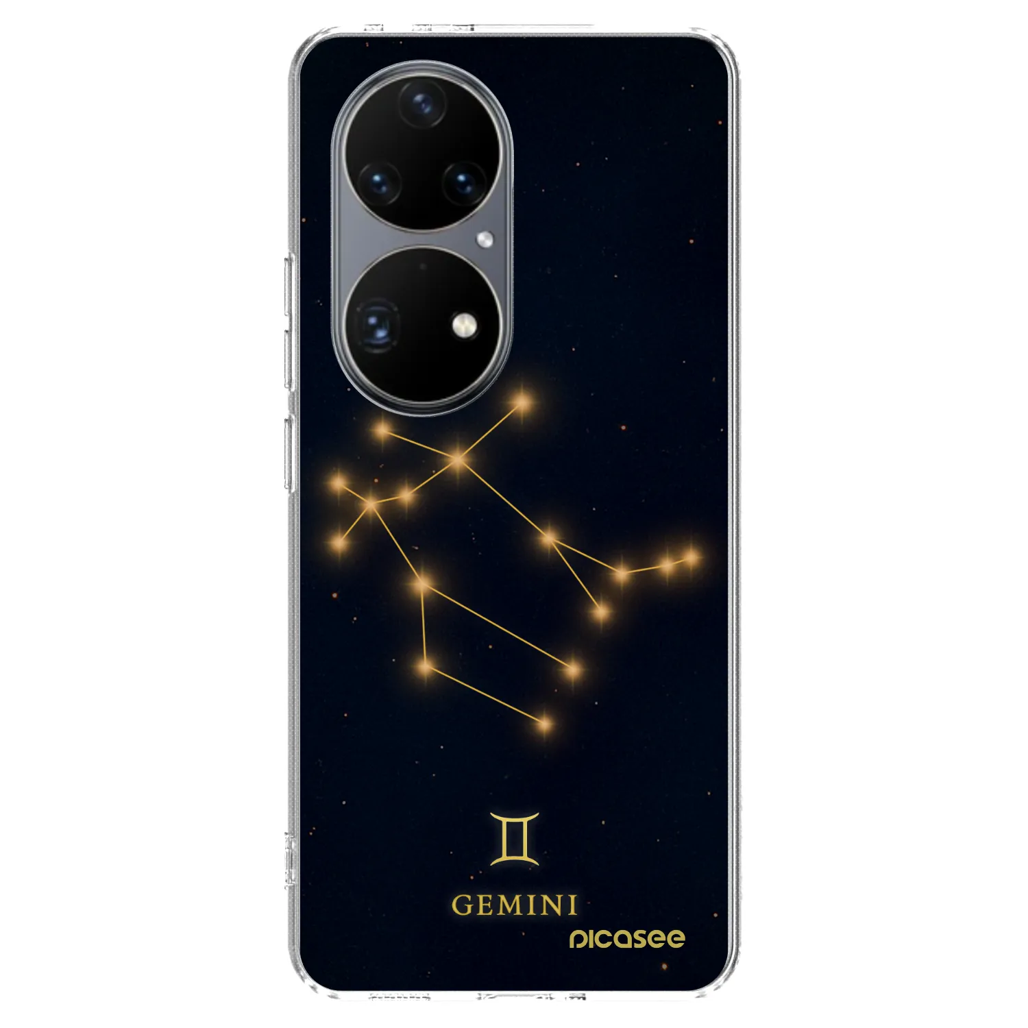 Picasee silikonska prozirna maskica za Huawei P50 - GEMINI