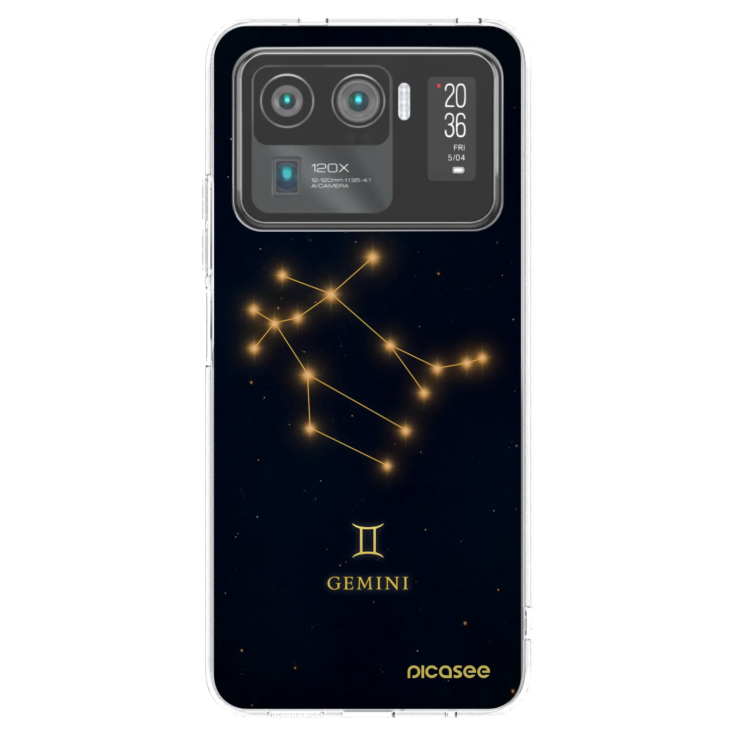 Picasee silikonska prozirna maskica za Xiaomi Mi 11 Ultra - GEMINI