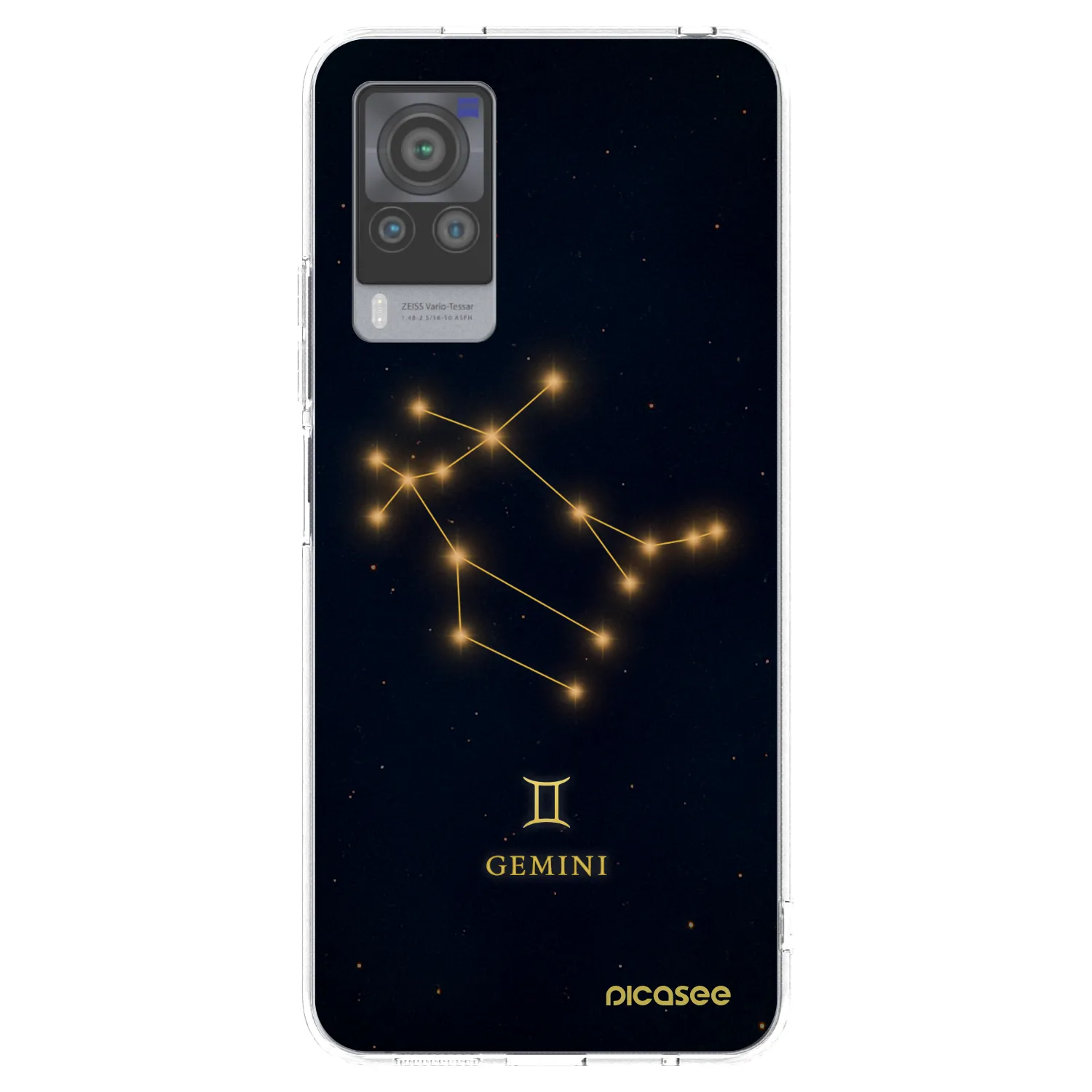Picasee silikonska prozirna maskica za Vivo X60 Pro 5G - GEMINI