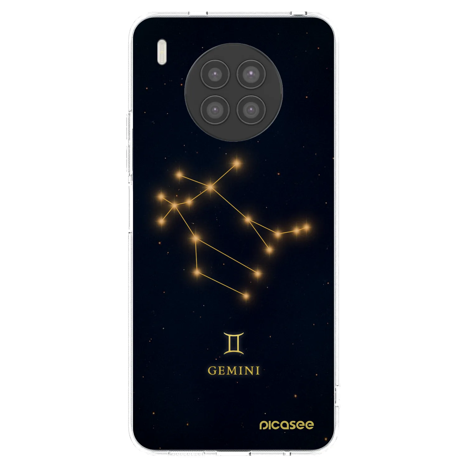 Picasee silikonska prozirna maskica za Huawei Nova 8i - GEMINI