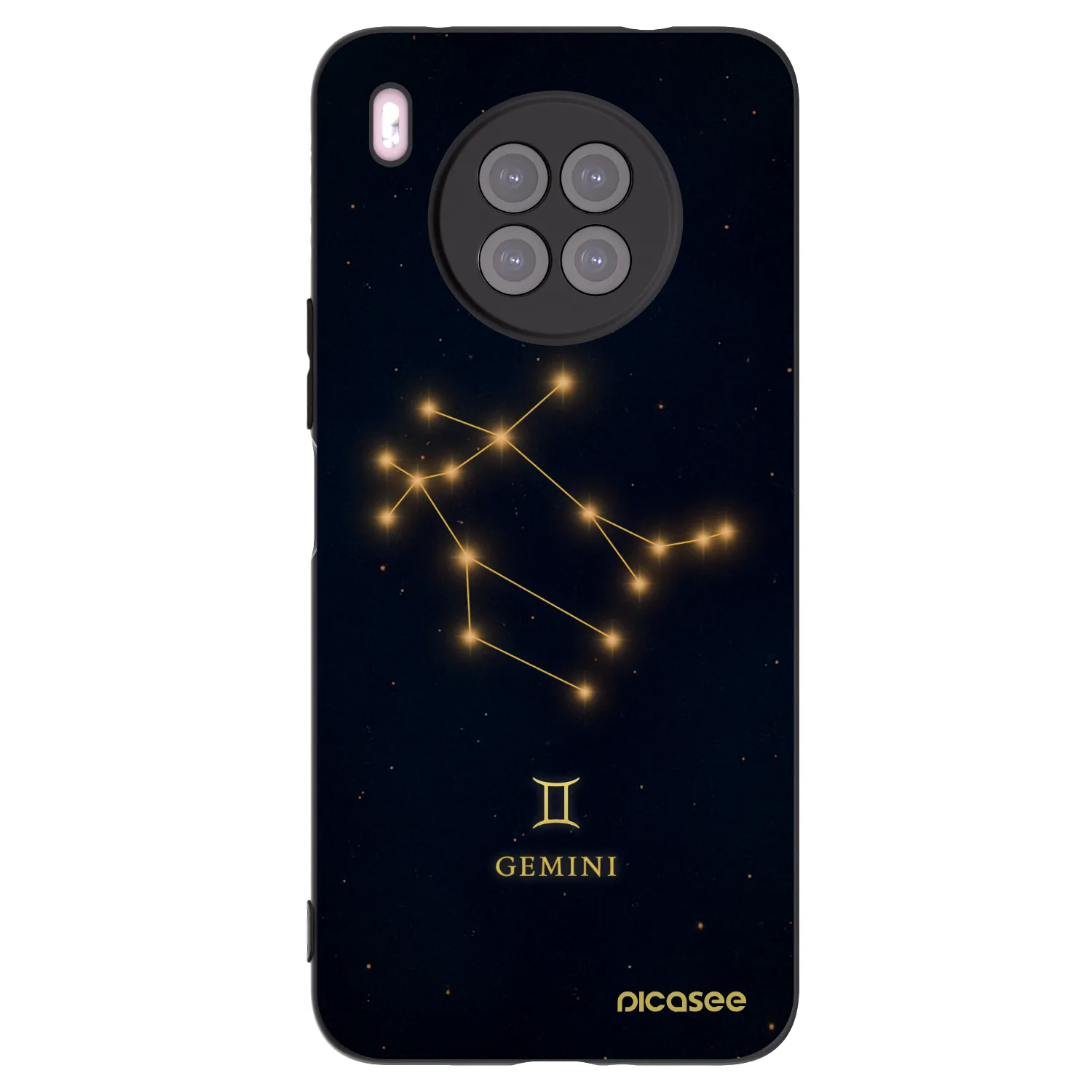 Picasee crna silikonska maskica za Huawei Nova 8i - GEMINI