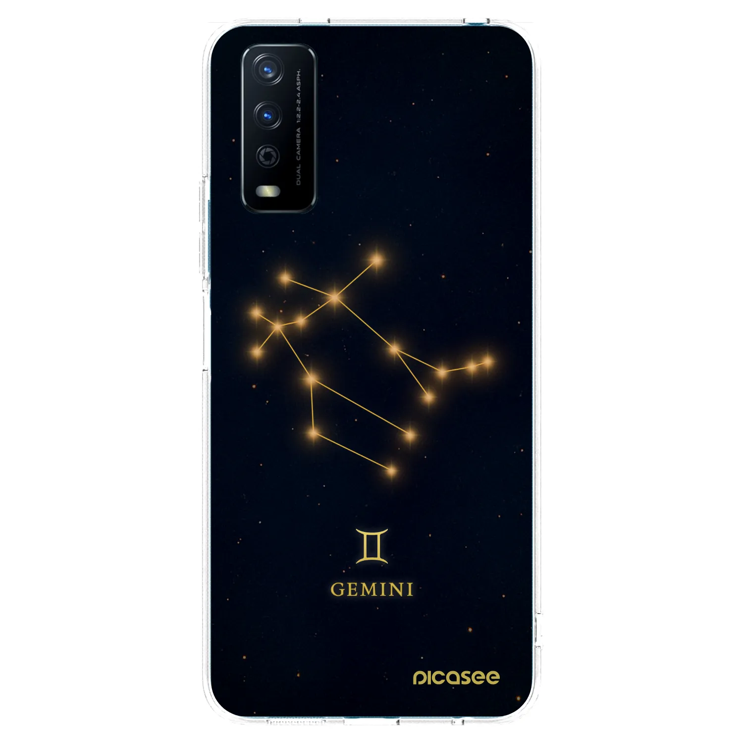 Picasee silikonska prozirna maskica za Vivo Y11s - GEMINI