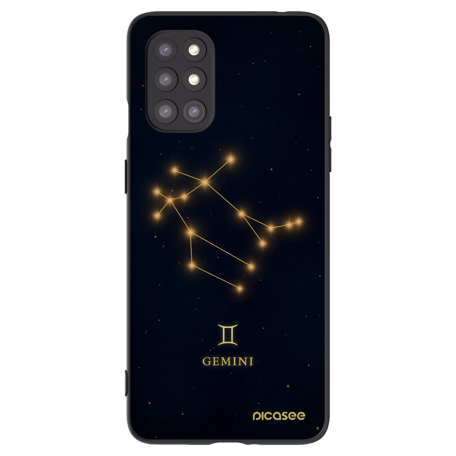 Picasee crna silikonska maskica za OnePlus 8T - GEMINI
